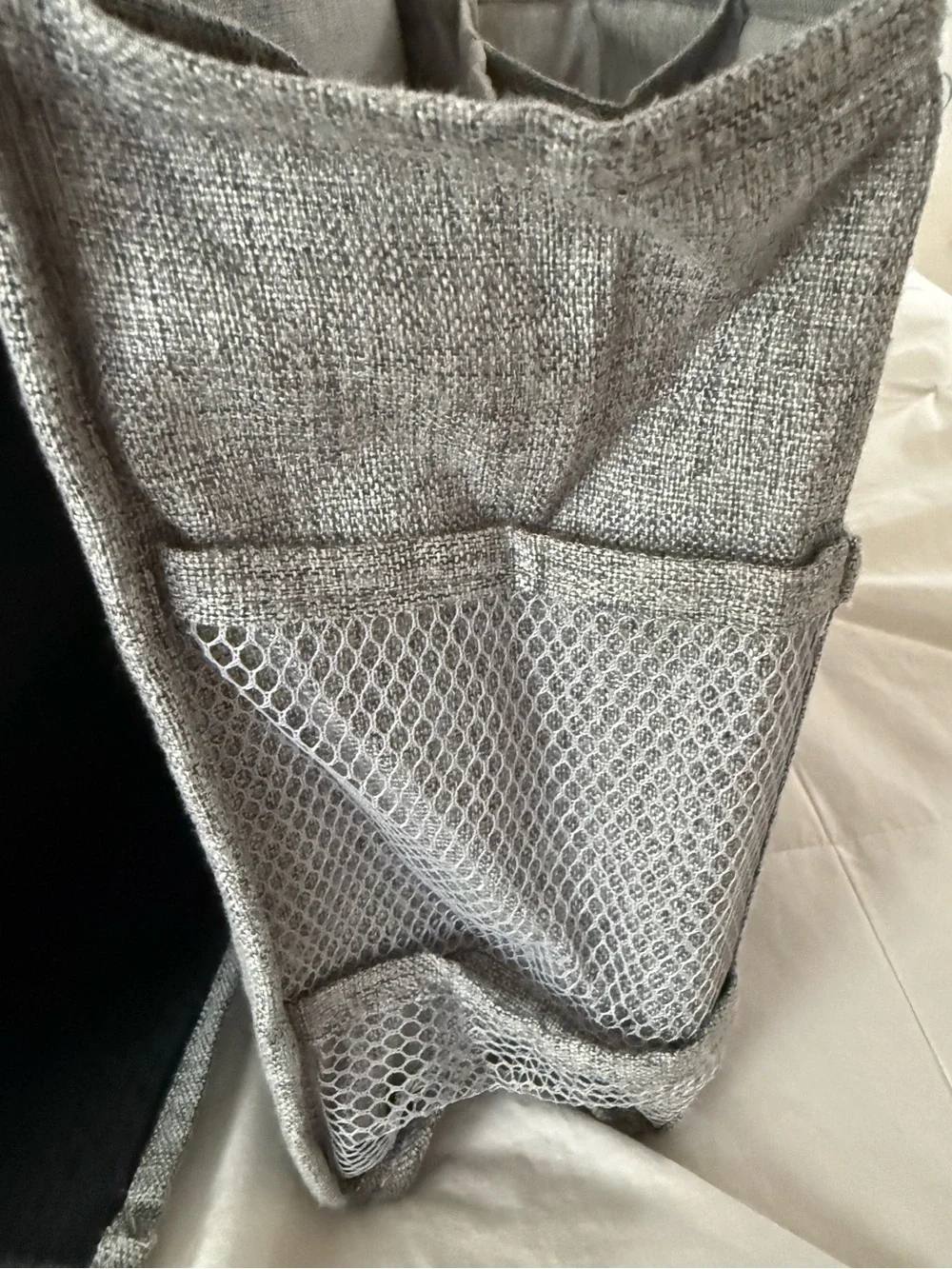 Gray Bedside Organizer excellent condition.